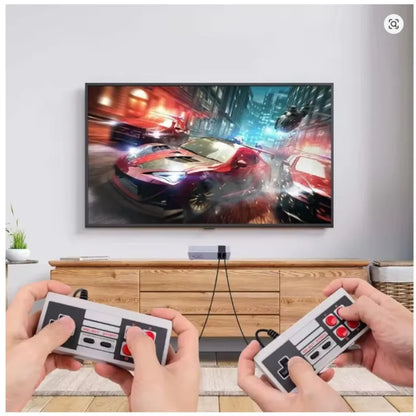 Retro Game Console, AV Classic Video Game System, Built-in 620 Games Dual-Player Mode Console with 2 Controllers, Holiday Gift