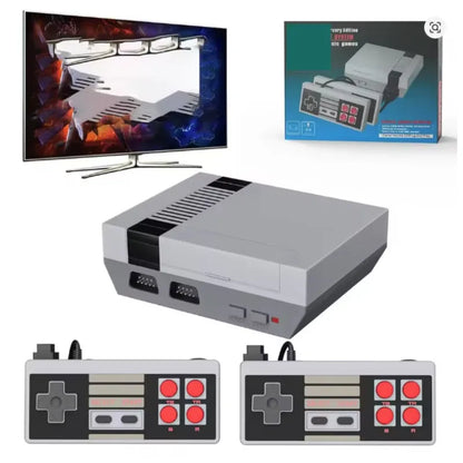 Retro Game Console, AV Classic Video Game System, Built-in 620 Games Dual-Player Mode Console with 2 Controllers, Holiday Gift