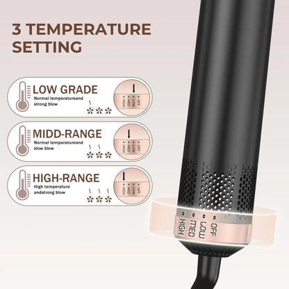 Multi in one hair dryer, hot air comb, integrated household hair dryer, detachable hot air brush, straight roll dual-use.