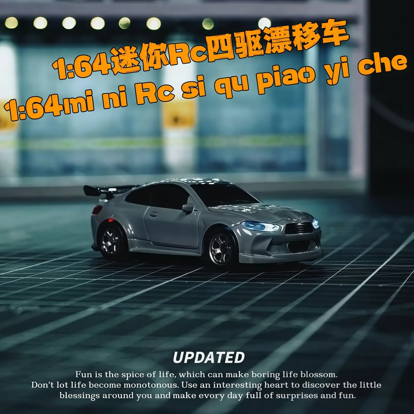 New 1/64 4wd Drift Rc Car Adjustable Speed Mini Racing Vehicle Pocket Size Desktop Remote Control Toy Gift For Boys Kids hot