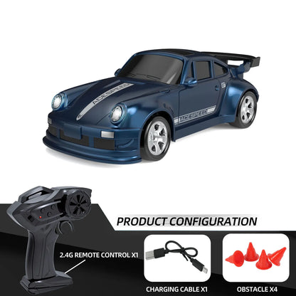 New 1/64 4wd Drift Rc Car Adjustable Speed Mini Racing Vehicle Pocket Size Desktop Remote Control Toy Gift For Boys Kids hot