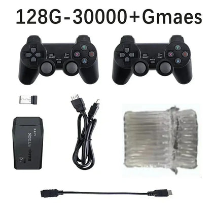 M8 4K Video Game Console Wireless Controller Gamepad Retro Home TV Plug and Play Portable Gaming Player ﻿