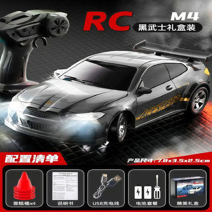 New 1/64 4wd Drift Rc Car Adjustable Speed Mini Racing Vehicle Pocket Size Desktop Remote Control Toy Gift For Boys Kids hot