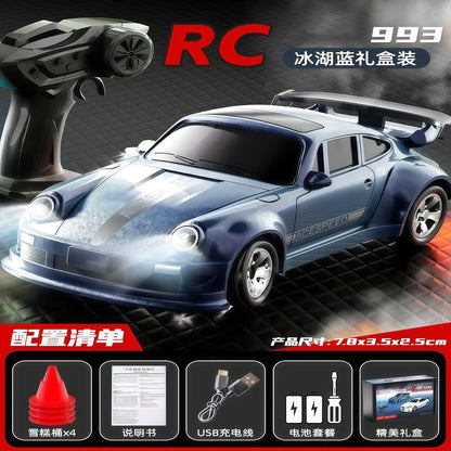 New 1/64 4wd Drift Rc Car Adjustable Speed Mini Racing Vehicle Pocket Size Desktop Remote Control Toy Gift For Boys Kids hot