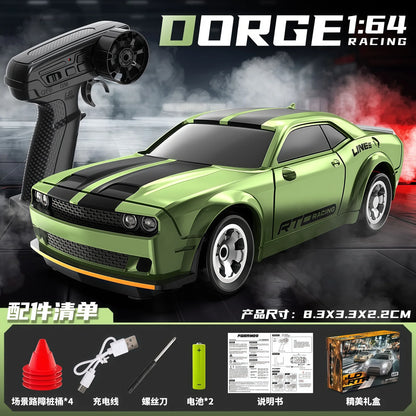 New 1/64 4wd Drift Rc Car Adjustable Speed Mini Racing Vehicle Pocket Size Desktop Remote Control Toy Gift For Boys Kids hot