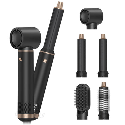 Multi in one hair dryer, hot air comb, integrated household hair dryer, detachable hot air brush, straight roll dual-use.
