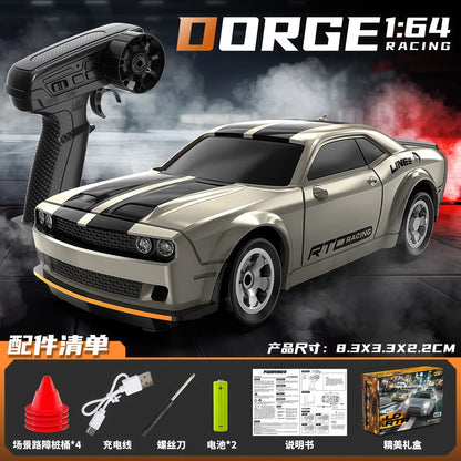 New 1/64 4wd Drift Rc Car Adjustable Speed Mini Racing Vehicle Pocket Size Desktop Remote Control Toy Gift For Boys Kids hot