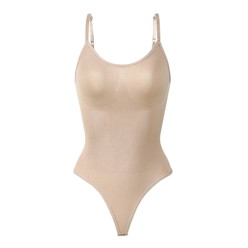 Seamless Shapewear Bodysuit Women Tummy Control Body Shaper Fajas Colombianas Waist Trainer Ladies Sexy Thong Slimming Underwear