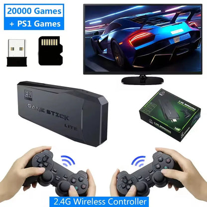 M8 4K Video Game Console Wireless Controller Gamepad Retro Home TV Plug and Play Portable Gaming Player ﻿